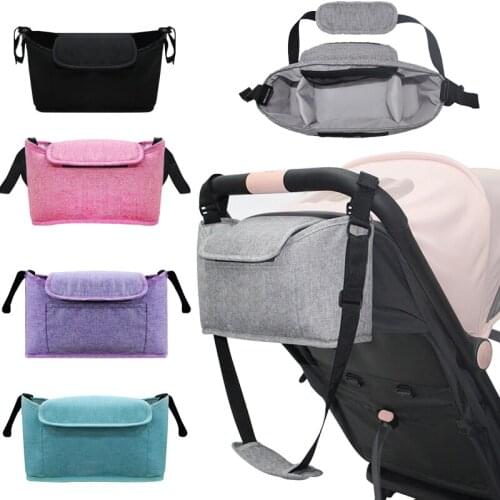 Baby Stroller Bag Large Capacity Diaper Bags Mummy Outdoor Travel Hanging Carriage Bottle Cup Holder Bag Organizer Infant Care