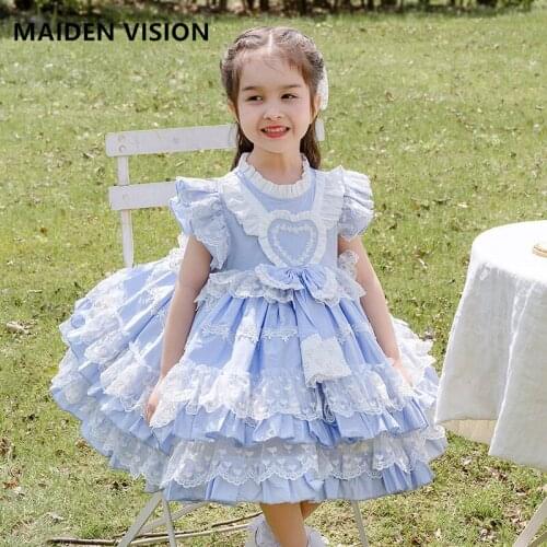 Baby Lace Princess Dress for Girl Elegant Birthday Party Dress Girl Dress Baby Girls Clothes 1-6 Yrs Lolita Robe Infant Clothing