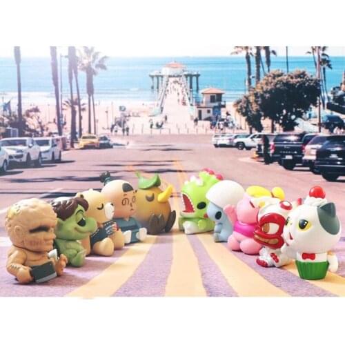 Blind Box Toys Original UNBOX FRIENDS WAVES 2 Series Anime Figure Random Kawaii Surprise Model Guess Dolls 12Pcs/Set