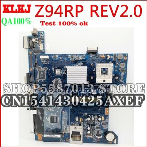 KLKJ For ASUS Z94RP Motherboard Laptop Motherboard Test PCB P/N:08G29ZP0020 Motherboard Original 100