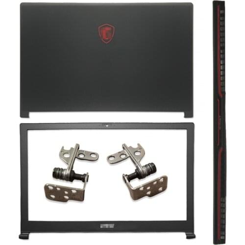 NEW LCD Back Cover/Front Bezel/Palmrest/Bottom Case/Hinges Cover For MSI GS63 GS63VR MS-16K1 MS-16K2 Series Laptop Top Cover
