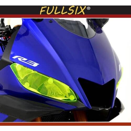 New Motorcycle headlight cover protection accessories suitable for YAMAHA YZF-R3 YZF-R25 2019 front lamp cover