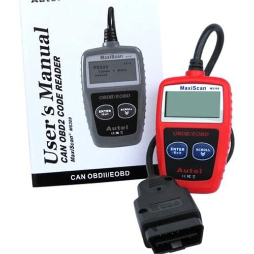 OBD2 MaxiScan MS309 CAN BUS Code Reader EOBD OBD II Diagnostic Tool MS309 KW806 Code Scanner PK OM121 AD310 MS300