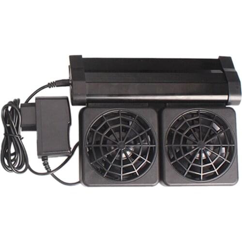 Aquarium Chillers Fish Tank Cooling Fan Low Noise Two Speed Wind Control Water Cooler for Small Medium Large Fish Tanks