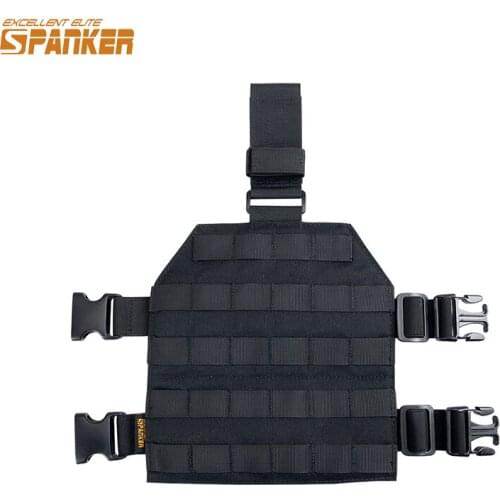 EXCELLENT ELITE SPANKER Tactical Drop Leg Hanging Panel Molle Slingshot Hanging Leg Hanging