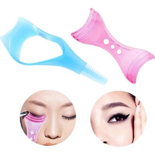 Eyeliner Model Makeup Eye Helper Device Tool Eyelash Stencil Mascara Eyelash Comb Applicator Eye Liners Guide Card Model