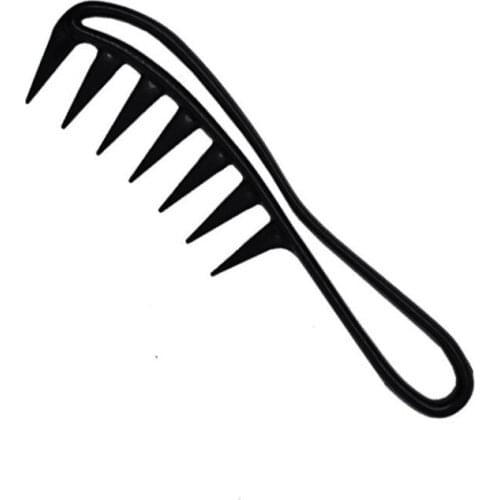 1 Pcs Wide Tooth Shark Plastic Comb Detangler Curly Hair Salon Hairdressing Comb Massage For Hair Styling Tool for Curl Hair