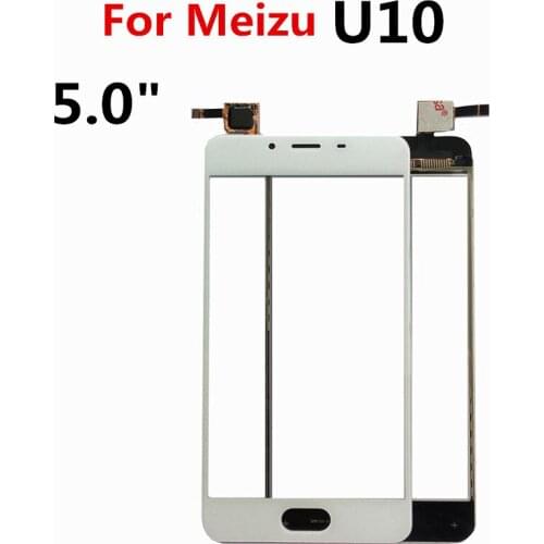 5.0" For Meizu U10 U 10 Touch Screen Replacement u10 Touch Panel Sensor Front Outer Glass Lens Panel For Meilan u10 Touchpad
