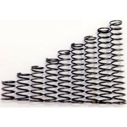 5pcs 0.7mm wire diameter 65Mn steel pressure springs strong compression spring auto fittings pressure spring 6mm outside diamet