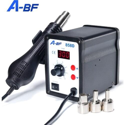 A-BF 858/858D Hot Air Gun Desoldering Station Digital Display Intelligent Lead-free Disassembly Welding Table Maintenance Tool
