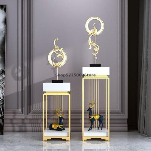 Flower rack shelf floor Nordic light luxury flower table modern indoor simple multi-layer living room flower pot decoration shel