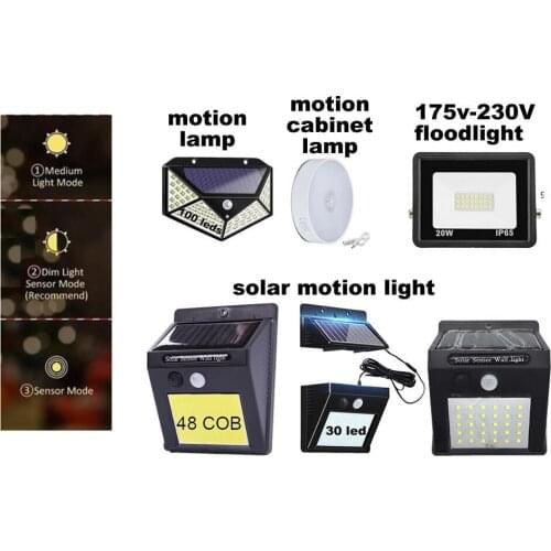 LED Solar light 3modes solar Powered Panel PIR Motion Sensor Wall lamp Yard Fence Outdoor Path Street Garden lighting indoor hom