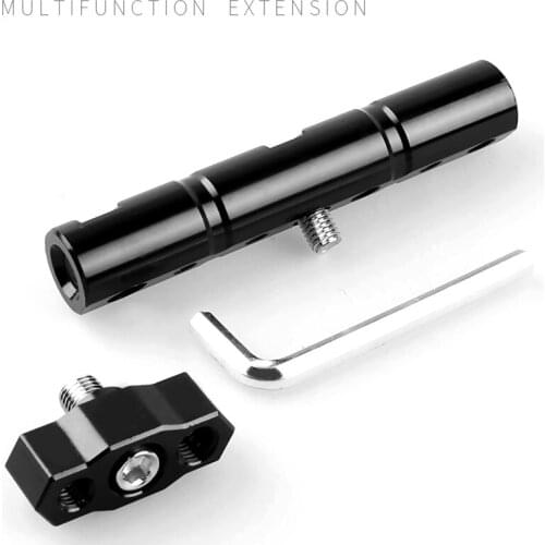 Motorcycle Extension Stent Expand Mount Stand Electric Bike Multifunction Extension Bracket Modified Lighting Cellphone Holder