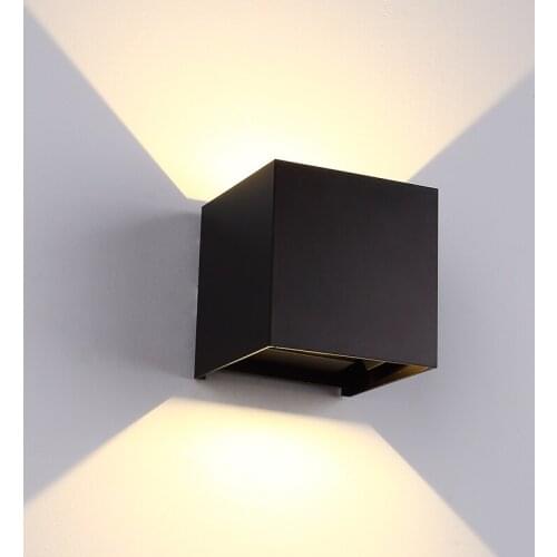 IP65 6W 10W 12W LED Outdoor wall lamp Waterproof Adjustable Indoor Garden Corridor Stairs LED Wall light Easy to install on wall