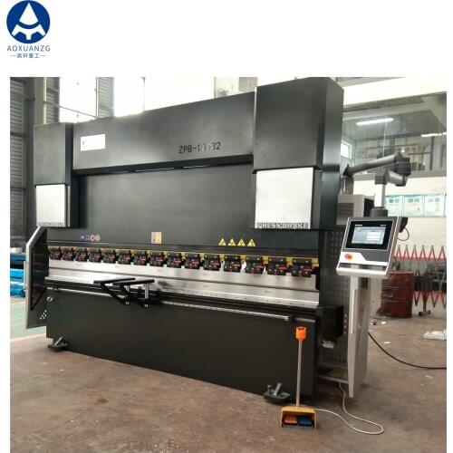 WE67K-110T/3200 DELEM DA53T system 4+1 axis CNC Hydraulic Press Brake Tooling For Metal Sheet Making