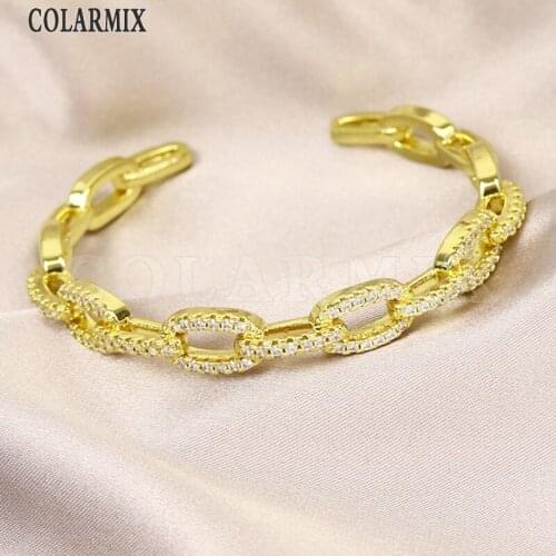 10 Pcs Hollow Zircon Round Style jewelry Bangle Jewely Bangle Bracelet Jewelry bangle Rectangle Women Jewelry bangle 8467