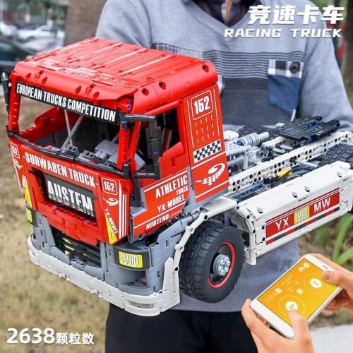 IN STOCK MOULD KING 13152 2638Pcs Technic Car Toys MOC-27036 App Motorized Race Truck MkII Building Blocks Kids Christmas Gifts