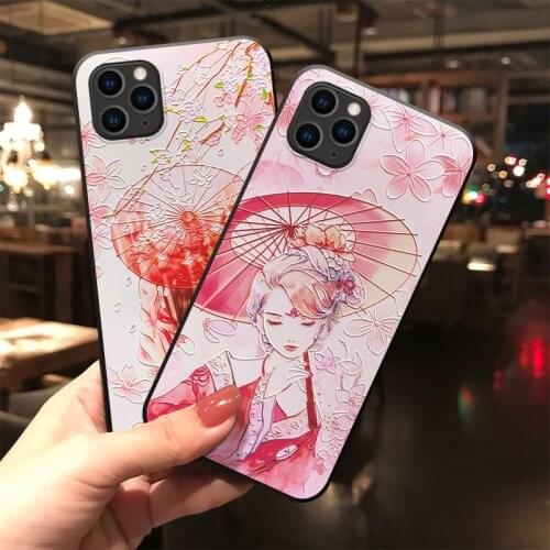 3D Emboss Phone Case for Huawei P20 P30 P40 Mate 10 20 30Lite Pro Honor 8X 9 10 20 30Pro Soft Back Cover Tassel Cases Coque