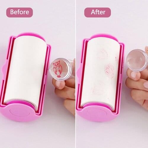 60 Sheets Nail Stamp Artifact Nail Polish SuckerNail Stamp Artifact Polish Sucker Operate Remove Printing Oil Manicure Implement