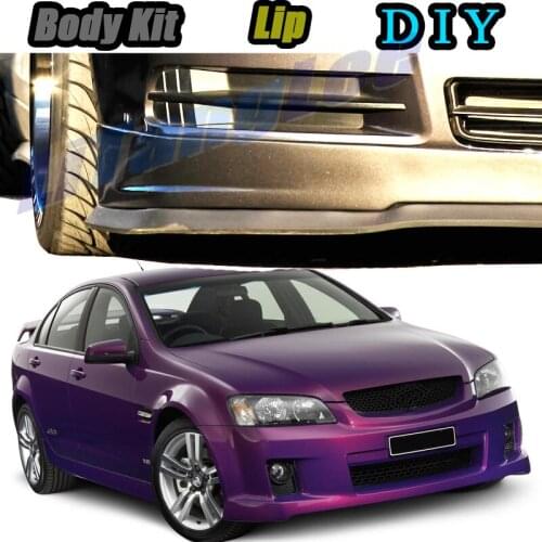Car Bumper Lip Front Spoiler Skirt Deflector For Holden Epica 2007~2015 Tune Car Modified Body Kit VIP Hella Flush Lips