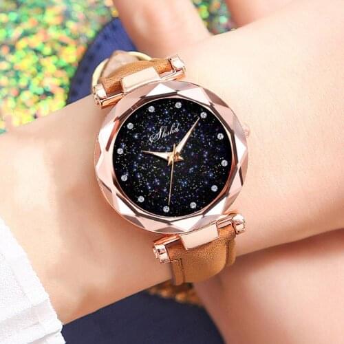 Ladies Magnetic Starry Clock Luxury Women Watches Fashion Diamond Female Quartz Wristwatches Relogio Feminino Zegarek Damski