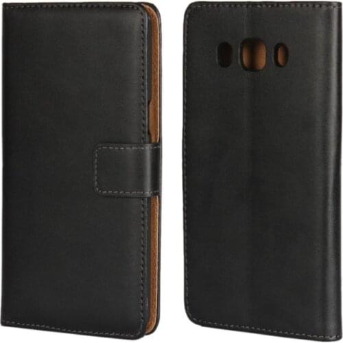 OEEKOI Genuine Leather Wallet Flip Cover Case for Samsung Galaxy J3 2017/A7 2017/J7 2016/J5 2016/J3 2016/A7/Core Prime G360