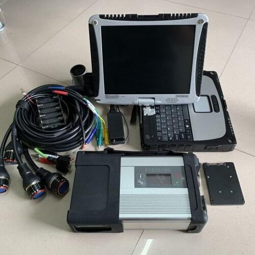 2020.12v Auto Diagnosis Tool Super MB Star C5 SD Connect Compact 5 with multi-languages ssd with Cf-19 4G i5 touch screen laptop