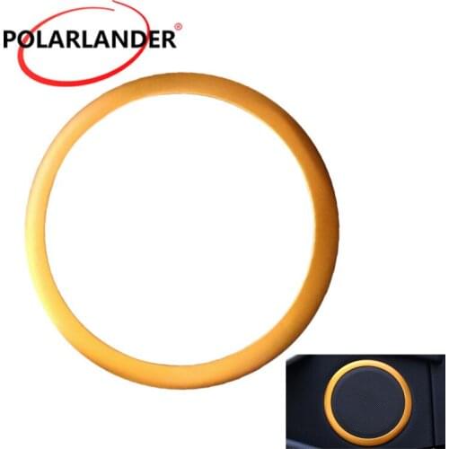 Interior Loud speaker Cover car Door Audio Stereo Speaker Ring Trim For BMW 3 Series F30 F34 320i 316 Sedan 2012-2015 4Pcs