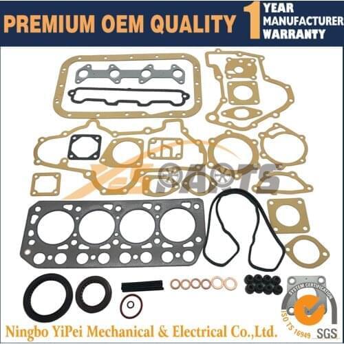 K4E K4E-DI Full Overhaul Gasket Kit For Mitsubishi MT2501, MT21, MT22, MT23, MT24 Hanix N260 Excavator