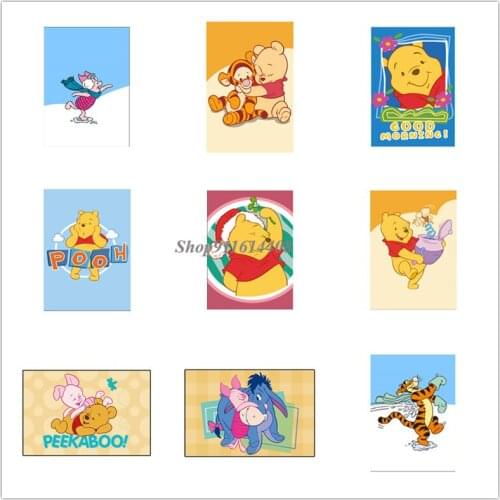 Disney Canvas Painting Cute Anime Winnie The Pooh Tigger Posters and Prints Cartoon Wall Art Pictures kid Living Room Home Decor
