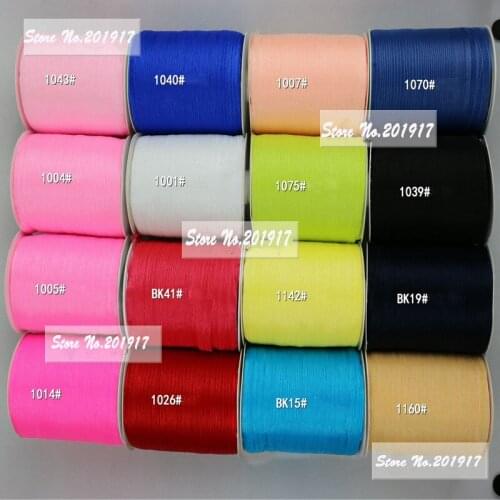 3mm Organza Ribbon RopeHeadbands Bowknot Wedding Party Webbing Decoration Gift Packing Rope Ribbon Mix,1000Yards/Roll/color/lot
