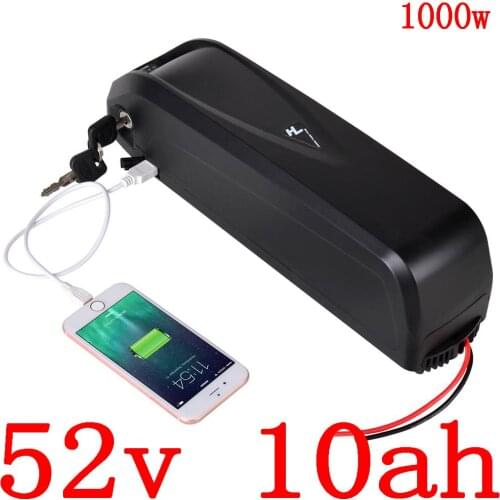 36V 48V 52V Electric Bike Battery 36V 48V 52V 10Ah 13Ah 17Ah Bicycle Lithium Batteries for Bafang 1000W 750W 500W 250W Motor