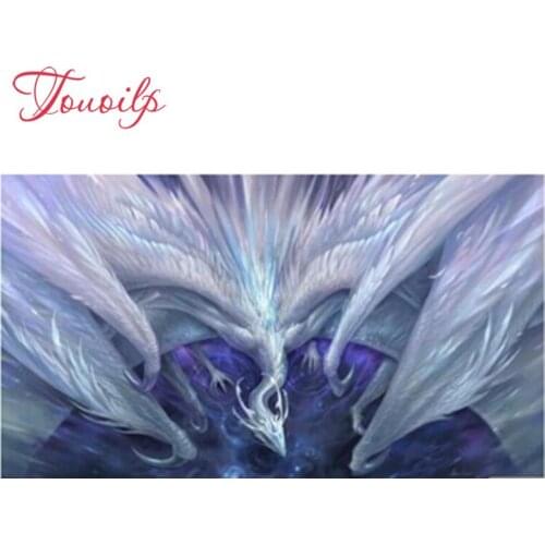 Diamanten Dragon crystal square&round diamond sets decorative 5d diamond painting mountain