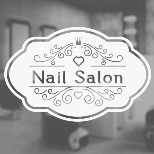 Nail Bar Salon Quote Wall Decal for Beauty Salon Manicure Nail Salon Wall Decor Stickers Pedicure Removable Wall PostersHL40