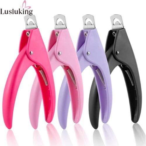 New Acrylic UV Gel Nail Clippers Cutter False Nail Tips Cutting Nails Tool Manicure Beauty Tools Nail Scissor Trimmer