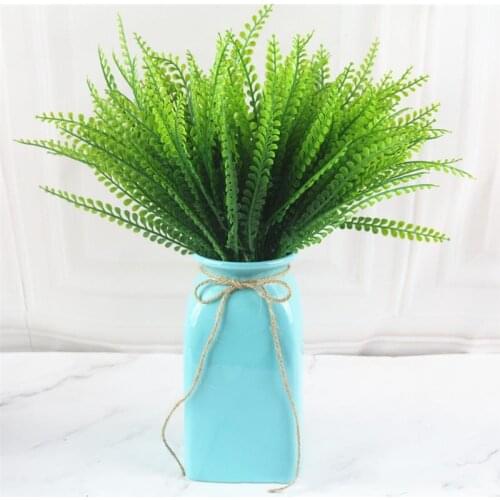 New Artificial Plant Creative Decorative Lifelike Faux Green Plant Grass Plant For Wedding Home Hotel Party Decoration