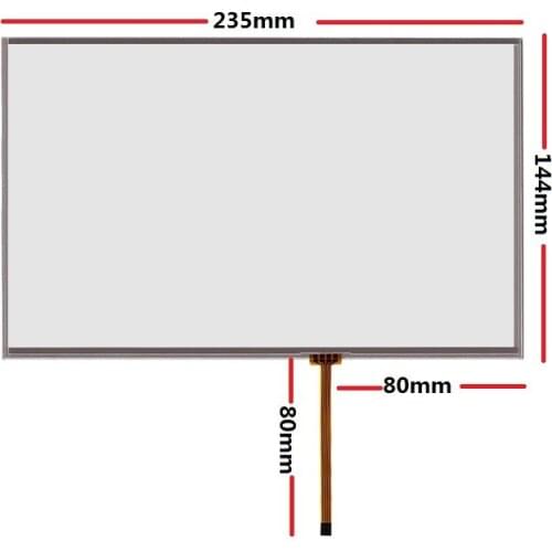 New 10.1 "touch screen 235*144mm suitable for AT102TN03 V9 16:10 notebook screen industrial equipment
