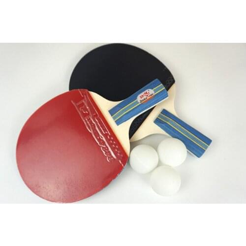 High Quality Ping-Pong Bat Professional Table Tennis Bat Table Tennis Racket With Balls
