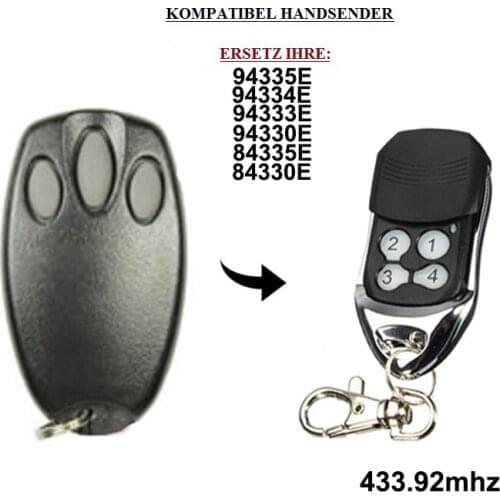 For 94335E garage door remote control replacement remote 433.92Mhz