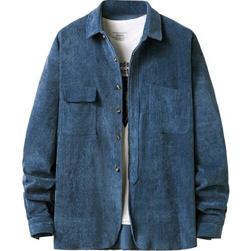 Мужские вельветовые рубашки TJWLKJ China At AliExpress