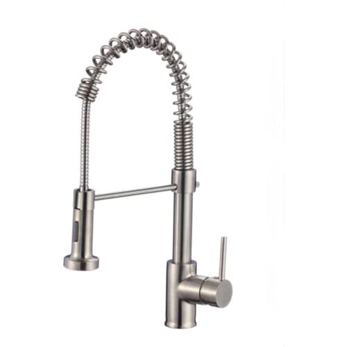 High Quality kitchen cabinets design faucet Mixer Spring kitchen Sink Sprayer Pull Down Kitchen Faucet for Sink
