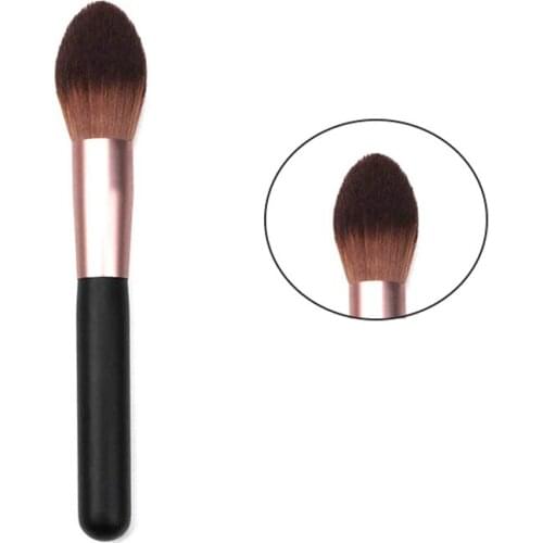 1Pc Middle Size Loose Powder Makeup Brush High Quality Blush Highlighter Brush Soft Natural Hair Make-up Brushes Cosmetic Tool