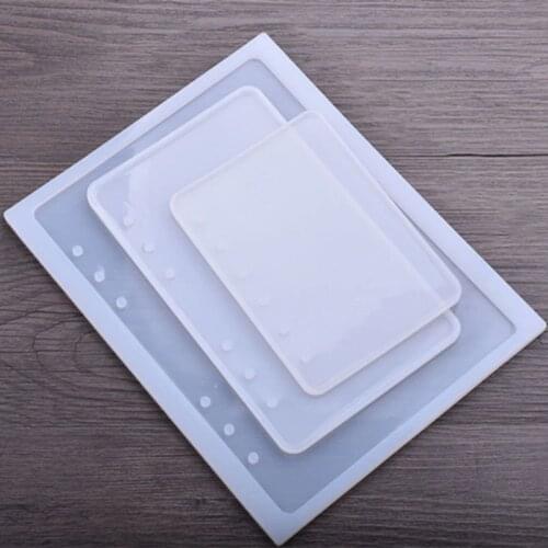 1Pcs Resin Book DIY Cake Mold Transparent Notebook Shape Silicone kitchen gadgets A7/A6/A5 Multi Purpose Decoration Products