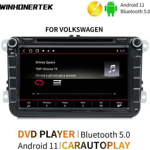 Car Radio 2 Din 8" Android Multimedia Player GPS WIFI Bluetooth Player for Volkswagen Vw Golf Passat B7 2+32G