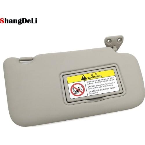 For Nissan Tiida 2014 - 2016 Car Sun Visor Right Front Windscreen Sun Shade Sun Shield With Mirror Auto Sunvisor