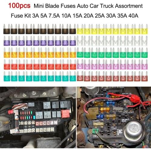 6 Way Fuse Holder Box Car Vehicle Circuit Blade Fuse Box Block With 6pcs Fuse