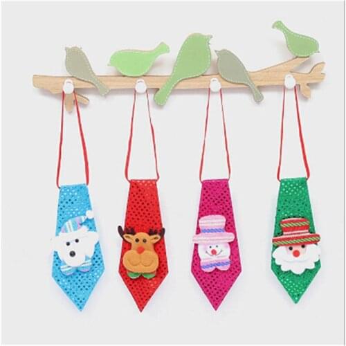 Hot 1Pc Christmas Cute Animals Neck Tie Party Boys Creative Christmas Bow Tie Children Dance Decoration For Adults Accessories