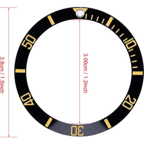 Watch for watch storage 4 Colors New Ceramic Watch Wristwatch Bezel Insert Loop Replacement Parts watch case