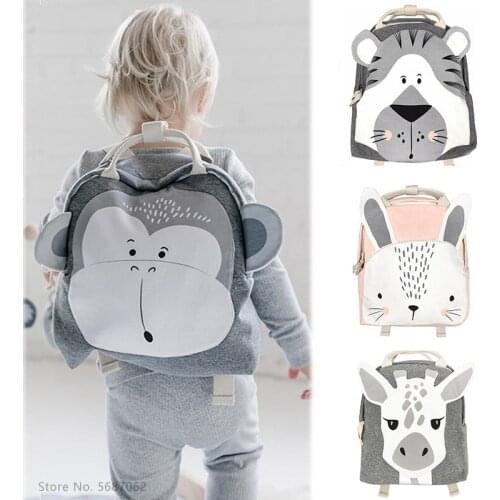 Baby Plush Backpack 3-8 Yrs Bags Cartoon Animal Childrens Schoolbag Snacks Toys Storage Bag Childrens Room Decoration Backpack