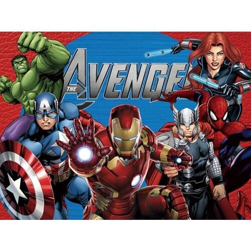125x80cm Disney Marvel Party Backdrops Curtain Photobooth Backdrop Childrens Birthday Party Wall Decorations Backdrop Stand